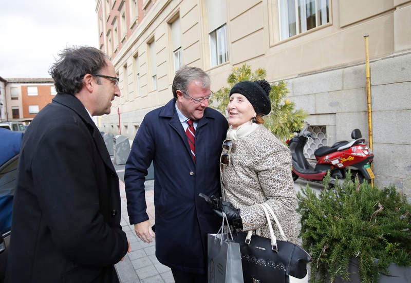 El alcalde de León visita Palencia