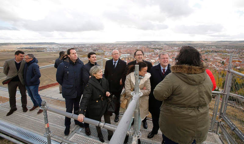 El alcalde de León visita Palencia