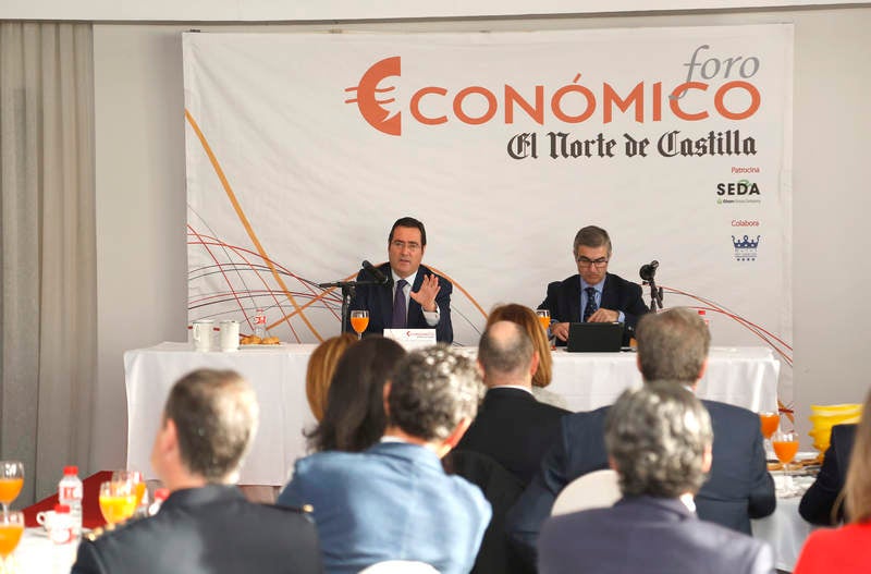 Antonio Garamendi en el Foro Económico de El Norte de Castilla de Palencia