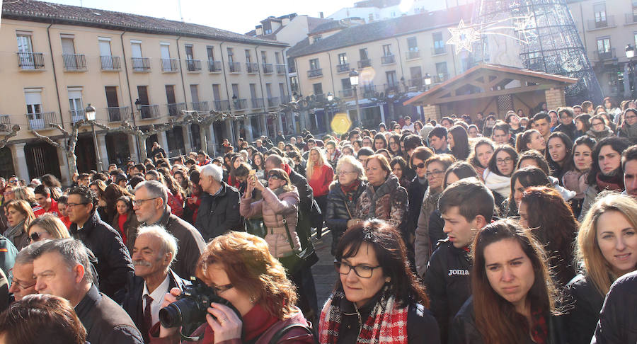 Manifesto en la Plaza Mayor. 