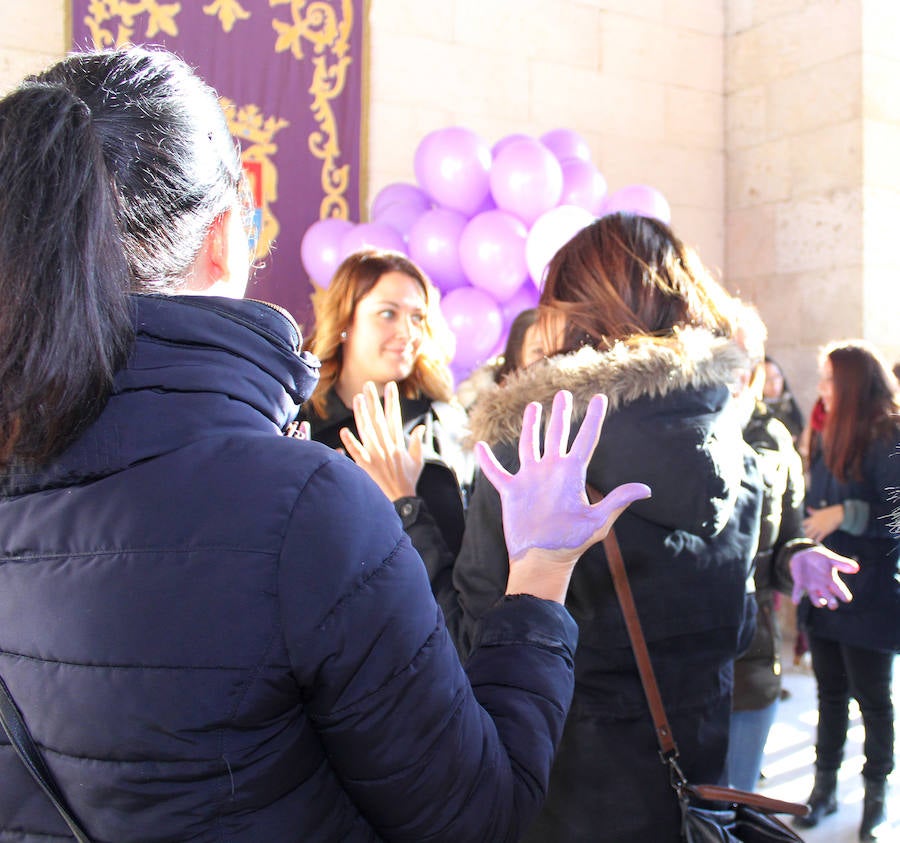 Manifesto en la Plaza Mayor. 
