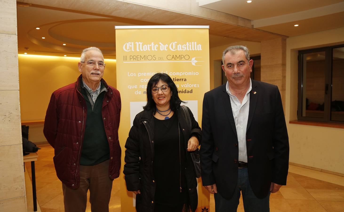 Juan Ignacio Senovilla (UPA Ávila), Mónica García y Aurelio González, secretario general de UPA Castilla y León.