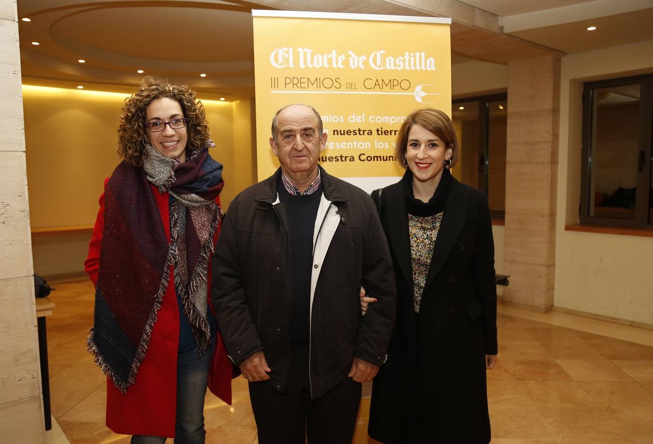 Almudena Castelló Pérez, Sabino Pérez Manzano (UPA) y Nuria Pérez Carpintero.