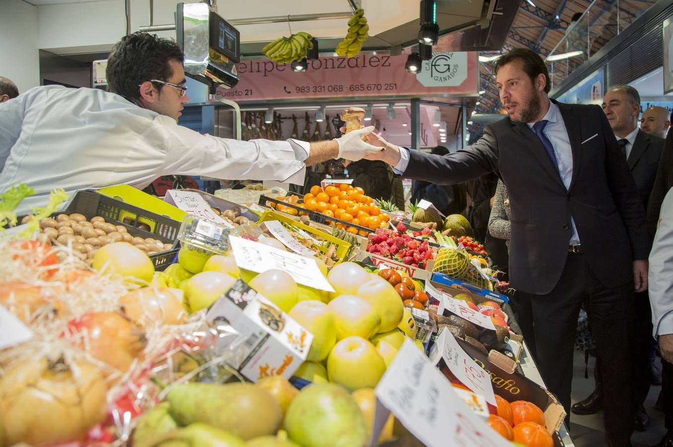 Inauguración del nuevo Mercado del Val en Valladolid