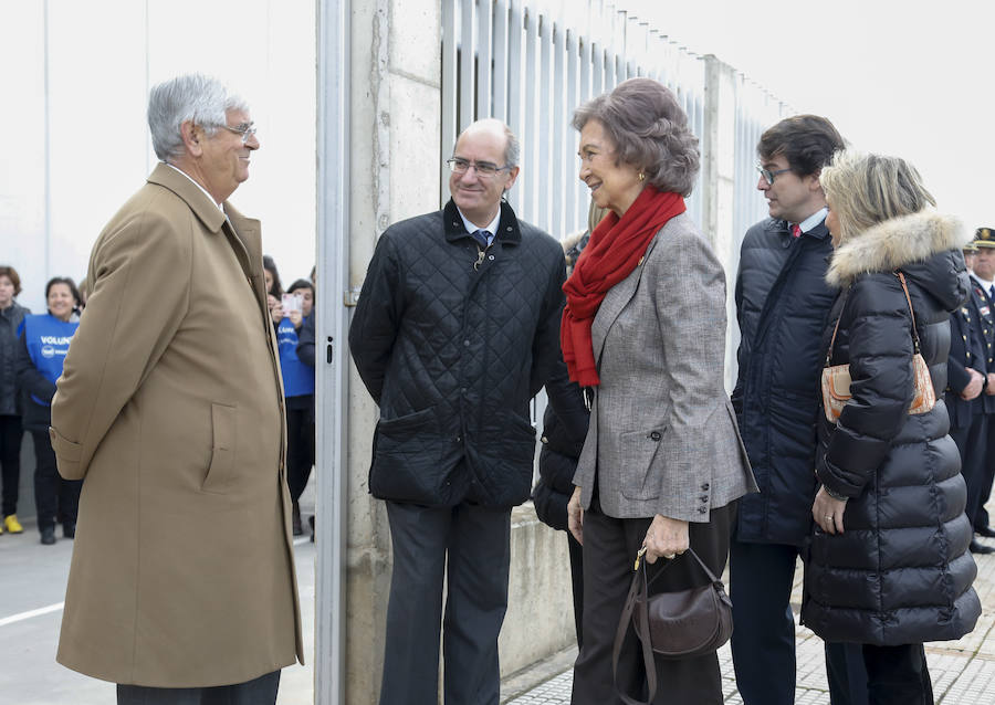 Visita de la Reina Sofía al Banco de Alimentos de Salamanca