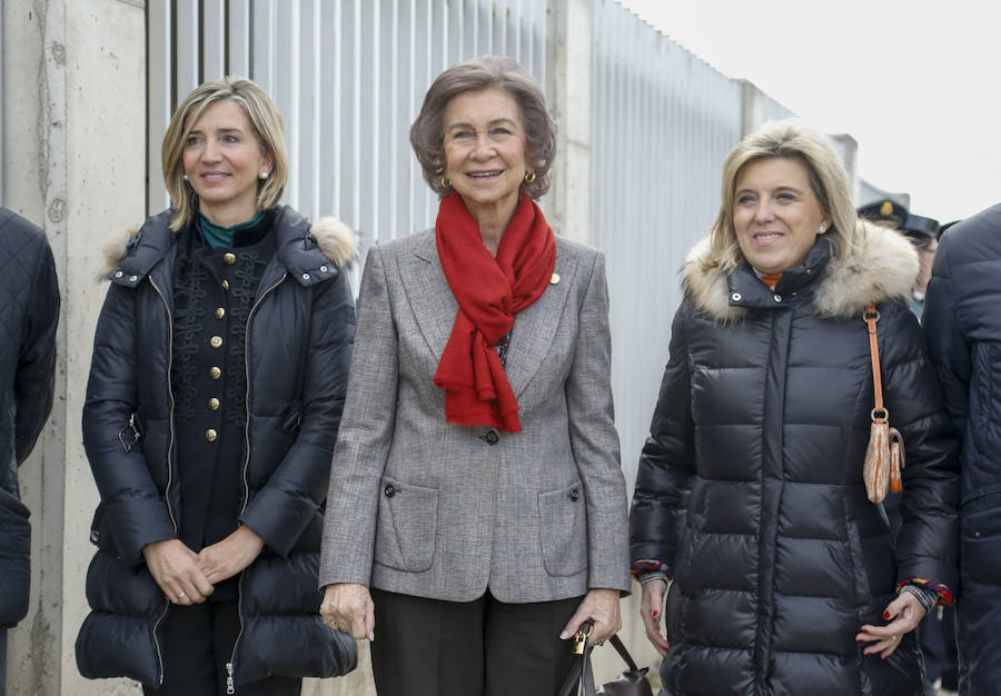 Visita de la Reina Sofía al Banco de Alimentos de Salamanca