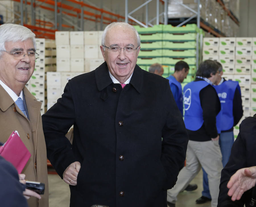 Visita de la Reina Sofía al Banco de Alimentos de Salamanca