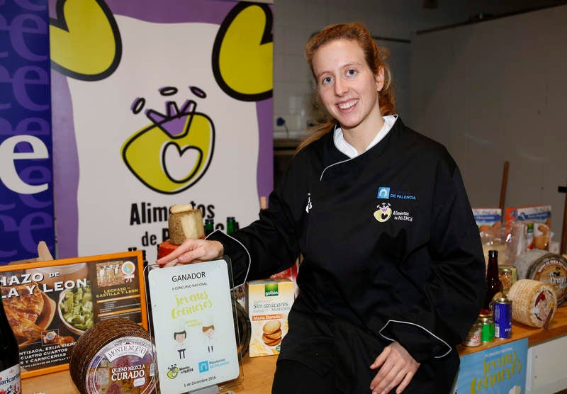 La burgalesa Vanesa López, ganadora del II Concurso Nacional Jóvenes Cocineros Alimentos de Palencia