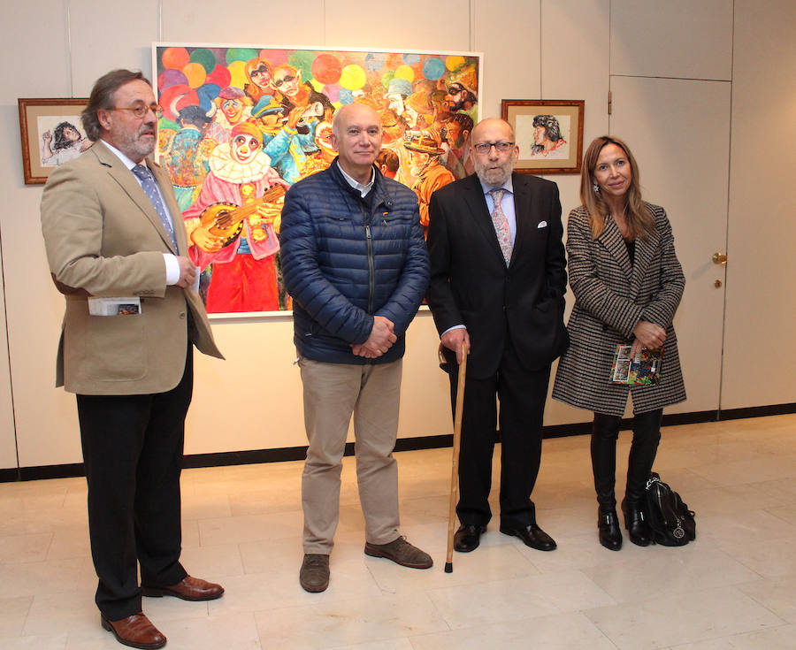 Inauguración de la exposición de Fernando Escobar en Palencia