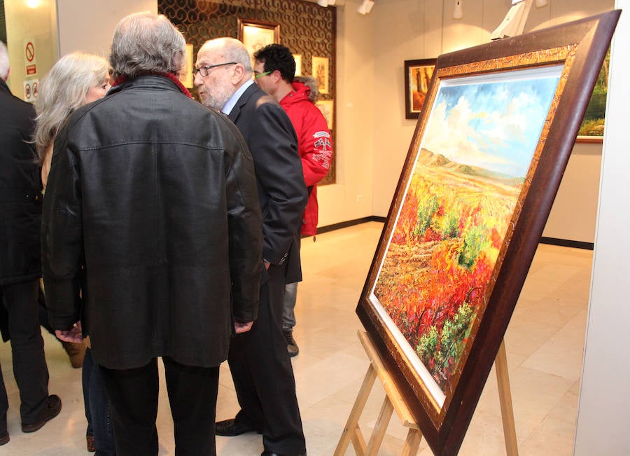 Inauguración de la exposición de Fernando Escobar en Palencia