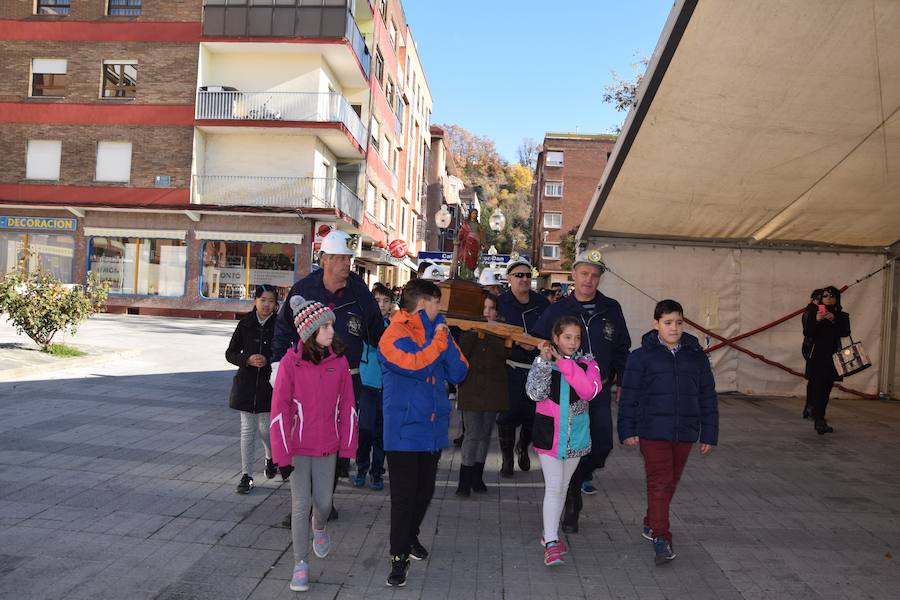 Guardo festeja a Santa Bárbara, patrona de los mineros