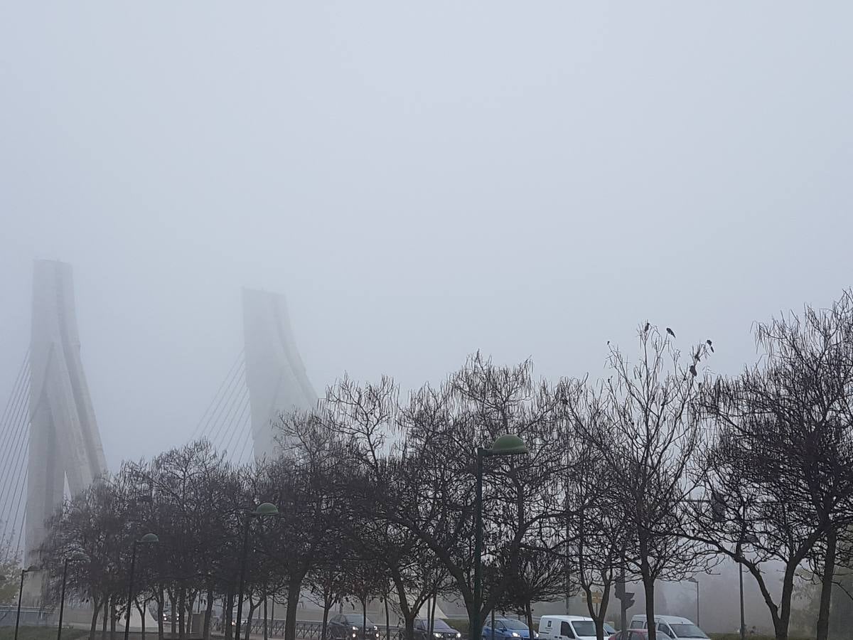 Jornada de niebla en Valladolid