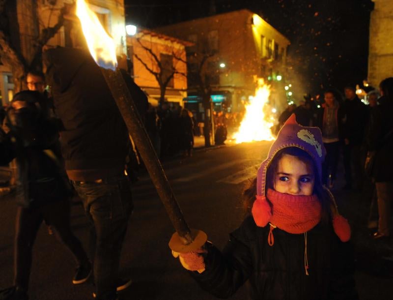 Subida a la ermita de Nuestra Señora de la Concepción de la Virgen de los Pegotes en Nava del Rey