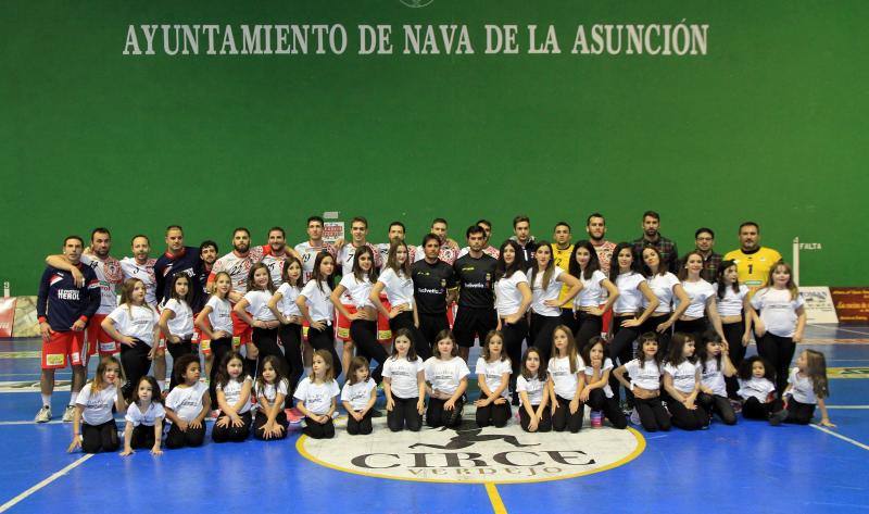 Partido del Viveros Herol BM Nava contra el Gijón Jovellanos