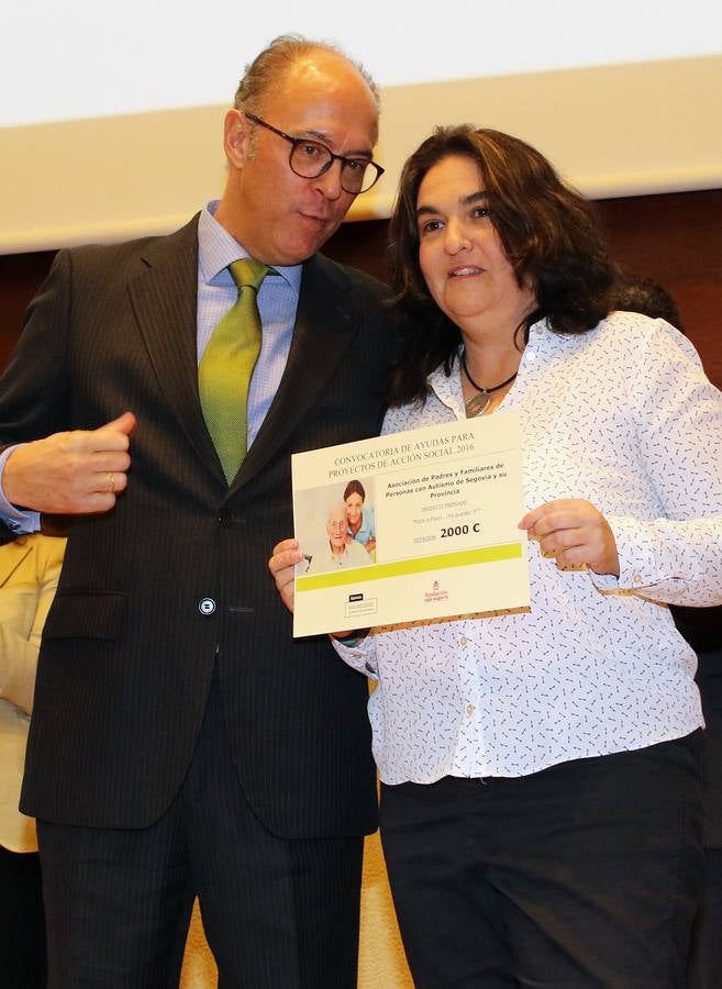 Bankia y la Fundación Caja Segovia entregan las ayudas a proyectos sociales de la provincia