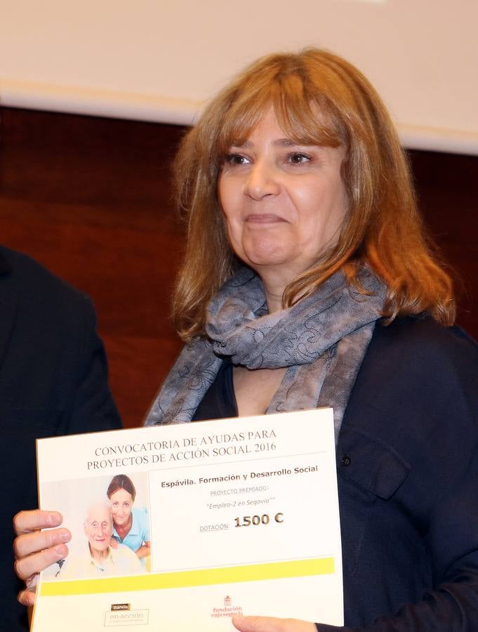 Bankia y la Fundación Caja Segovia entregan las ayudas a proyectos sociales de la provincia