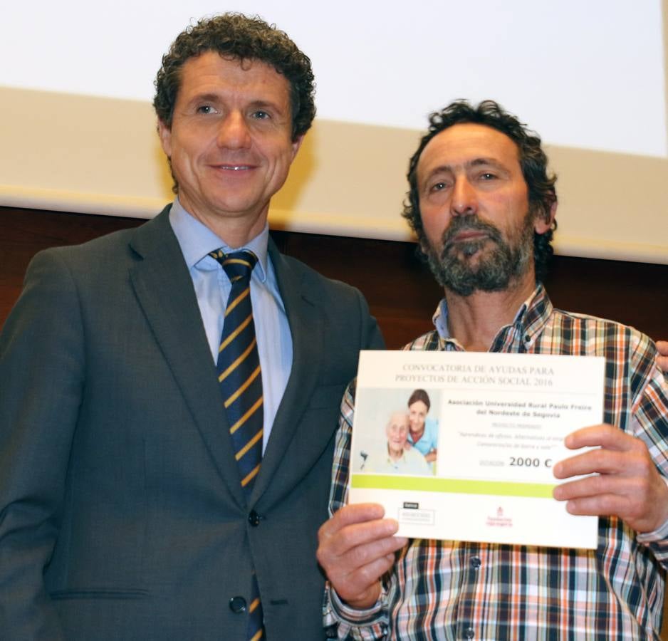 Bankia y la Fundación Caja Segovia entregan las ayudas a proyectos sociales de la provincia