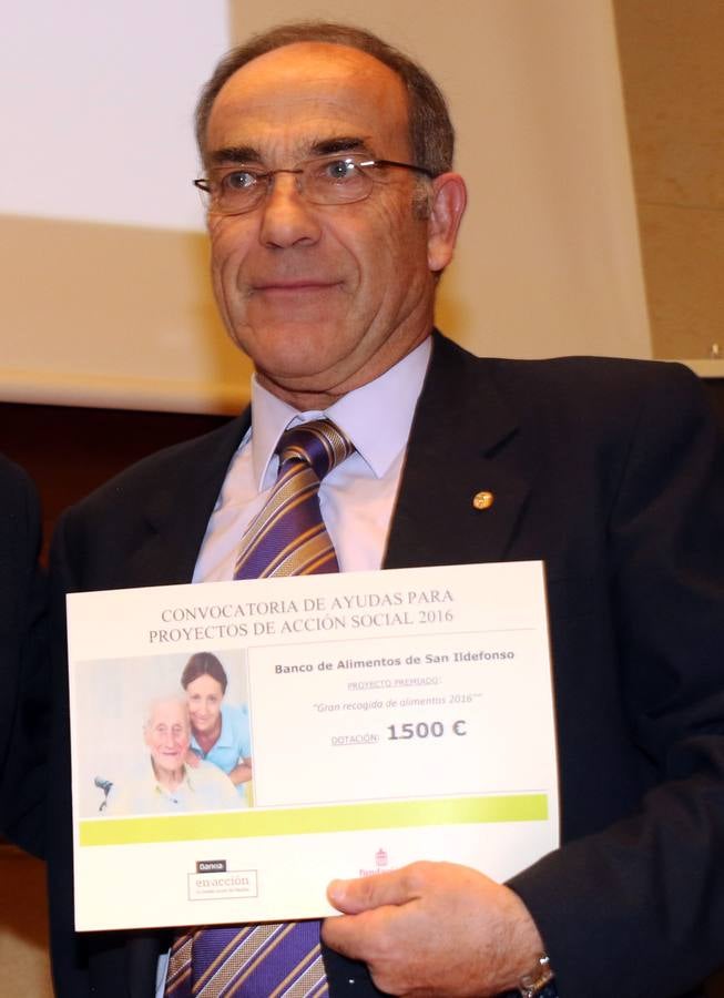 Bankia y la Fundación Caja Segovia entregan las ayudas a proyectos sociales de la provincia