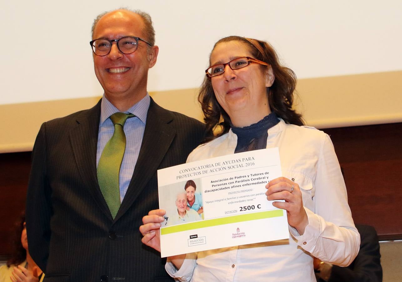 Bankia y la Fundación Caja Segovia entregan las ayudas a proyectos sociales de la provincia