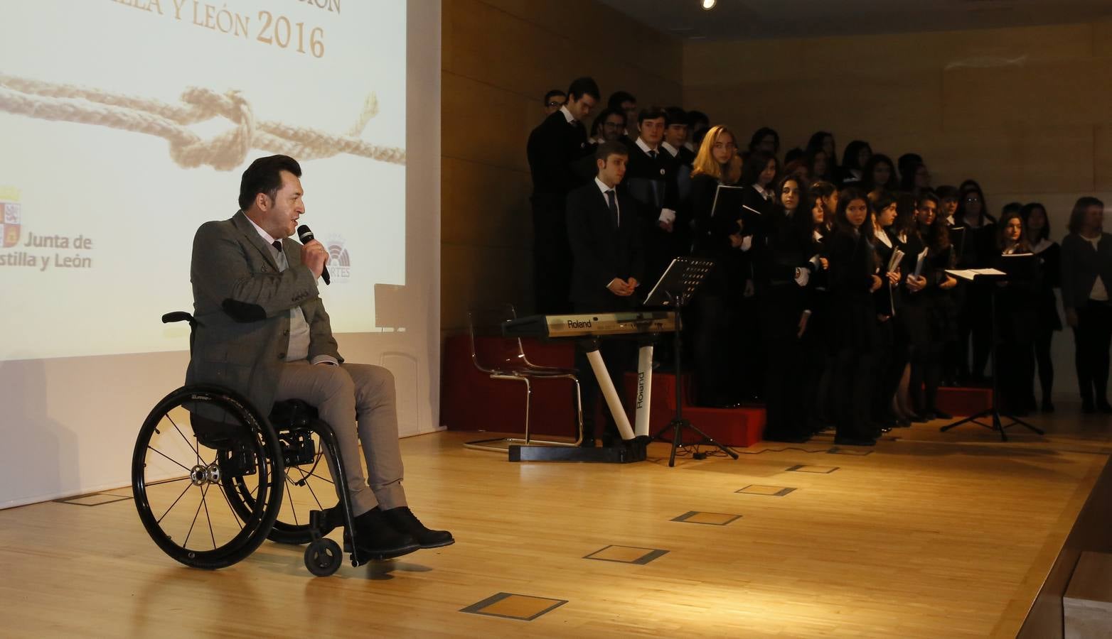Francisco Sardón, presidente de CERMI, durante el discurso de inauguración del evento.