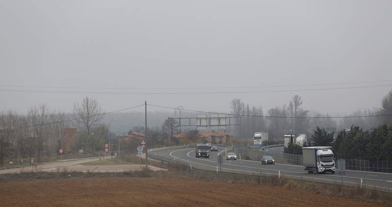 Niebla en la provincia de Palencia