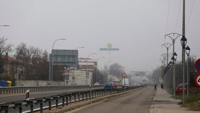 Niebla en la provincia de Palencia