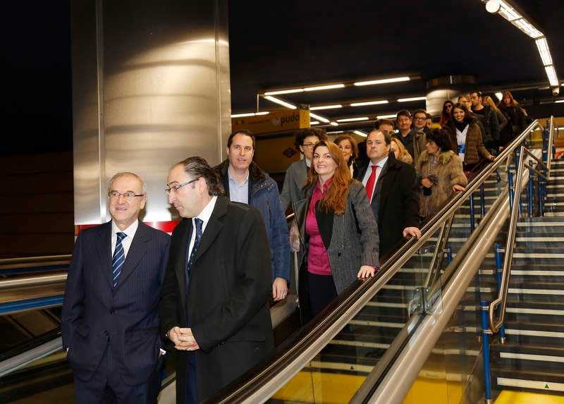 Palencia promociona el comercio en el metro de Madrid