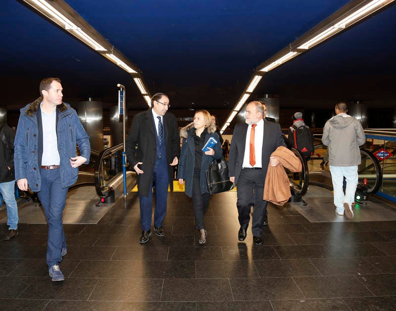 Palencia promociona el comercio en el metro de Madrid