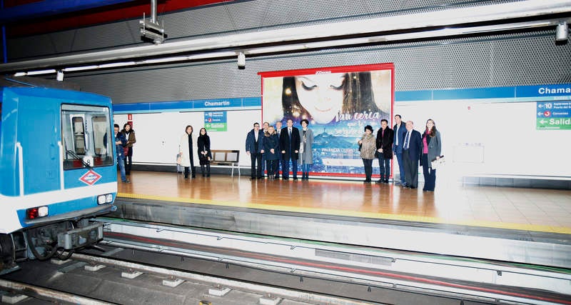 Palencia promociona el comercio en el metro de Madrid