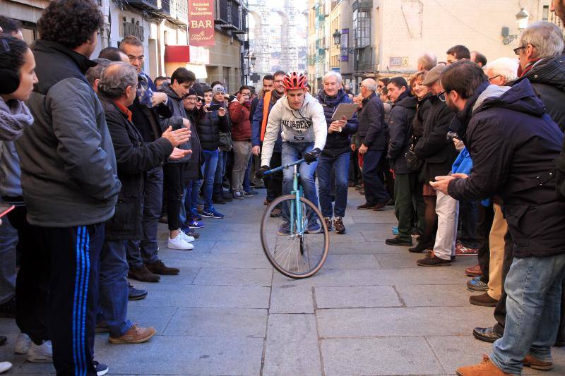 Carrera del pavo en Segovia