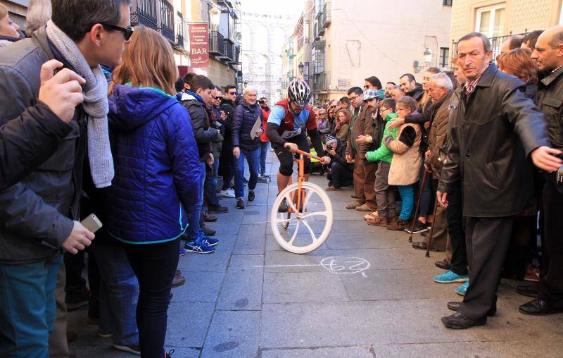 Carrera del pavo en Segovia