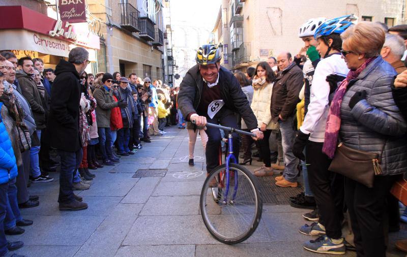 Carrera del pavo en Segovia