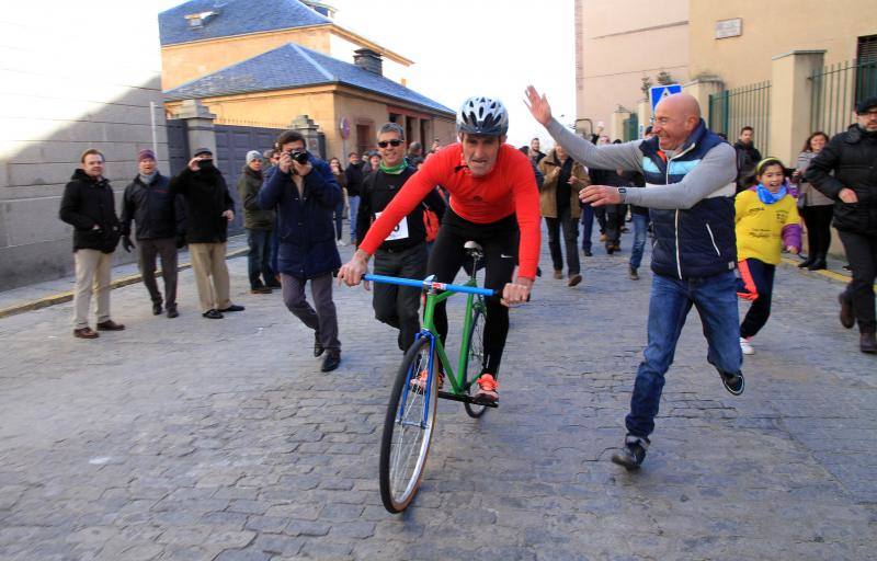 Carrera del pavo en Segovia