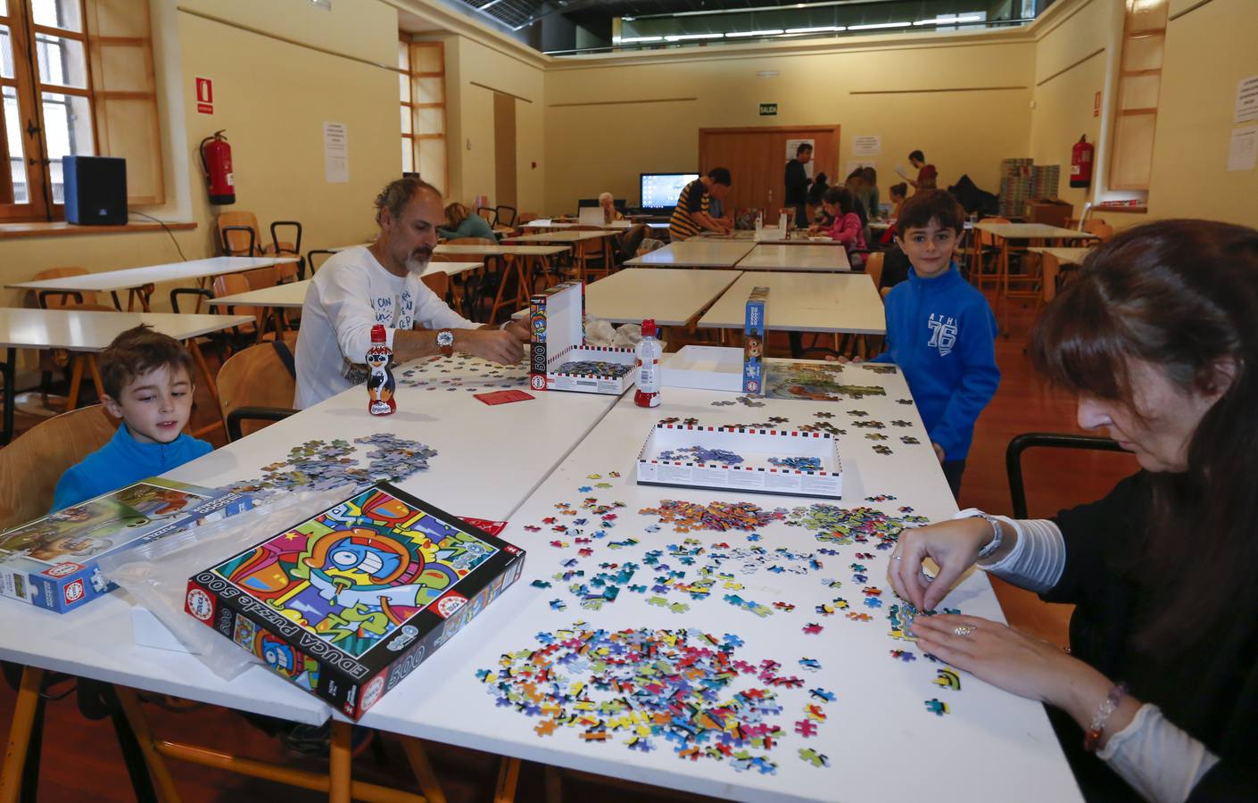 Concurso Nacional de Puzzles Ciudad de Salamanca en la Iglesia Vieja de Pizarrales