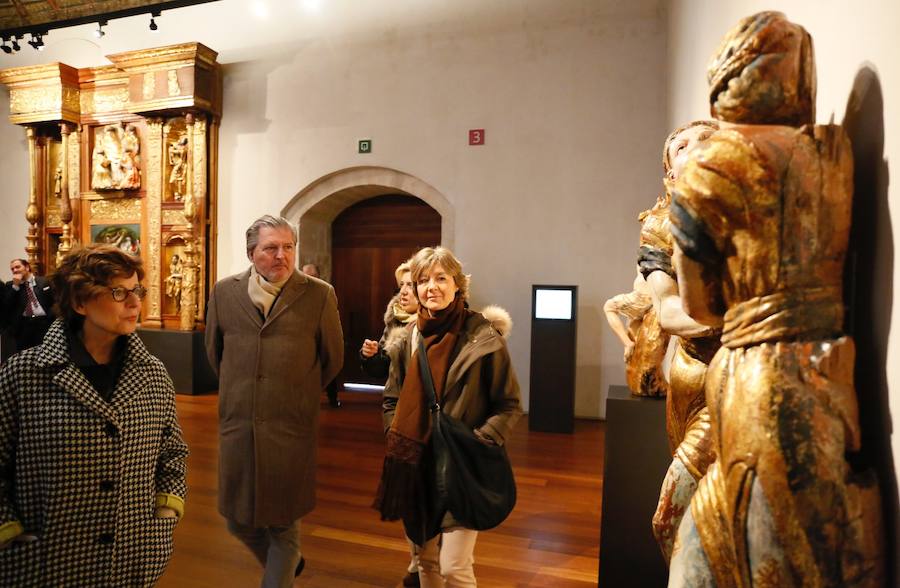 El ministro Méndez de Vigo visita el Museo Nacional de Escultura de Valladolid