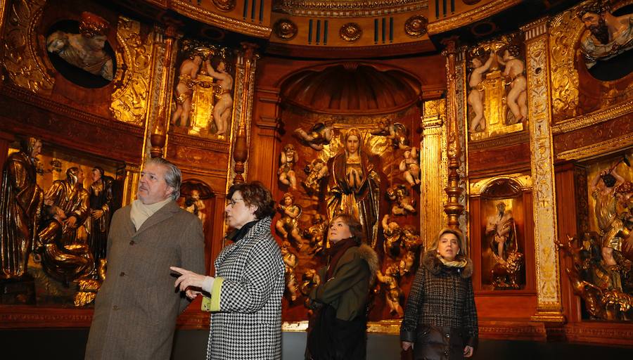 El ministro Méndez de Vigo visita el Museo Nacional de Escultura de Valladolid