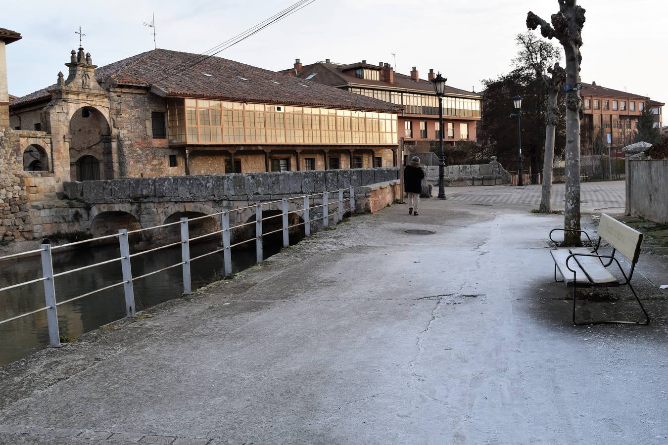 Helada en Aguilar de Campoo