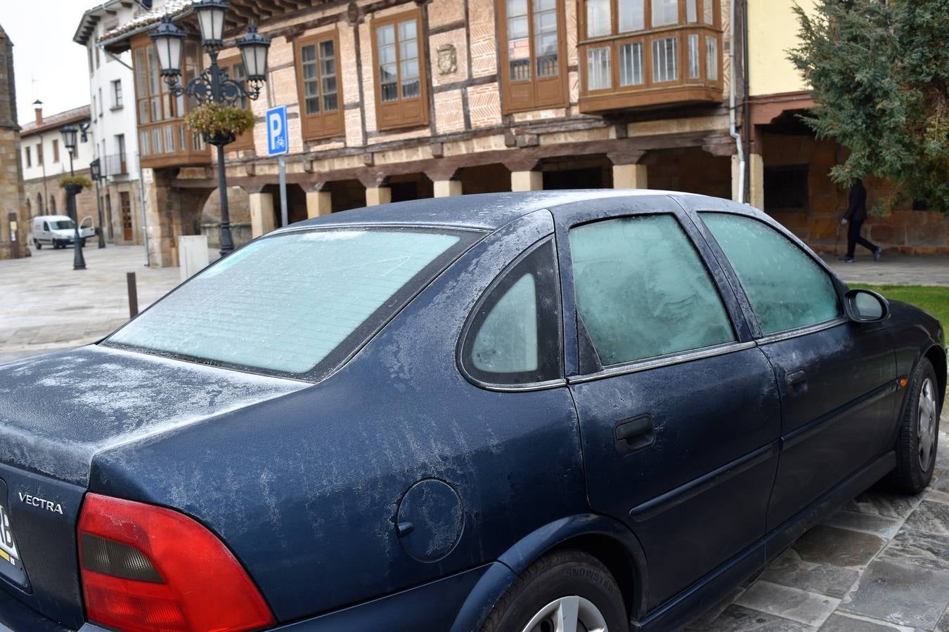 Helada en Aguilar de Campoo