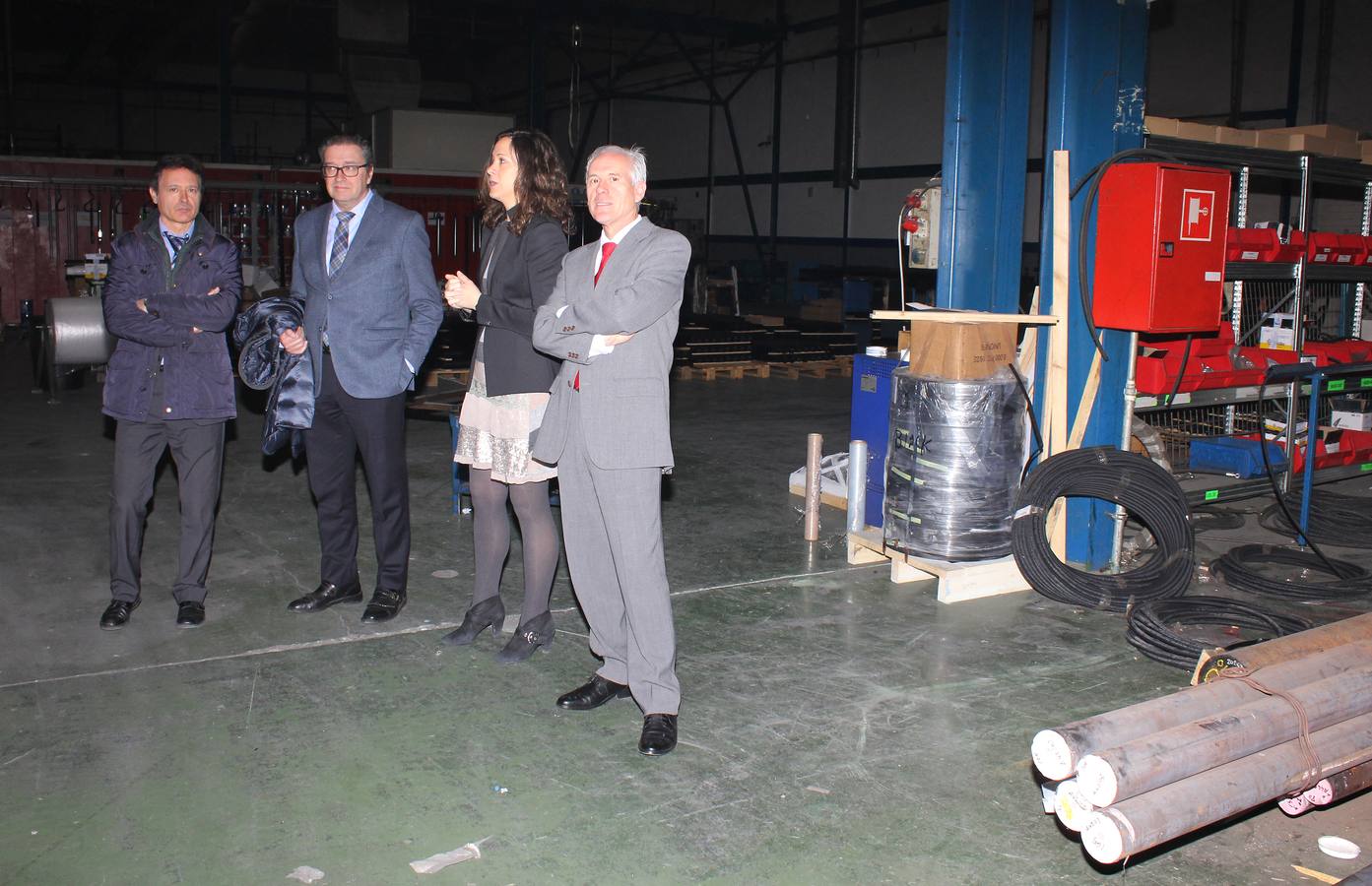 El delegado territorial, Luis Domingo González, visita las instalaciones de Cicrosa