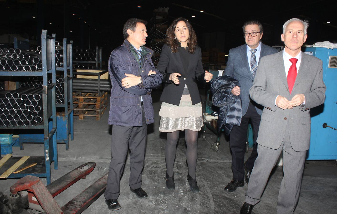 El delegado territorial, Luis Domingo González, visita las instalaciones de Cicrosa