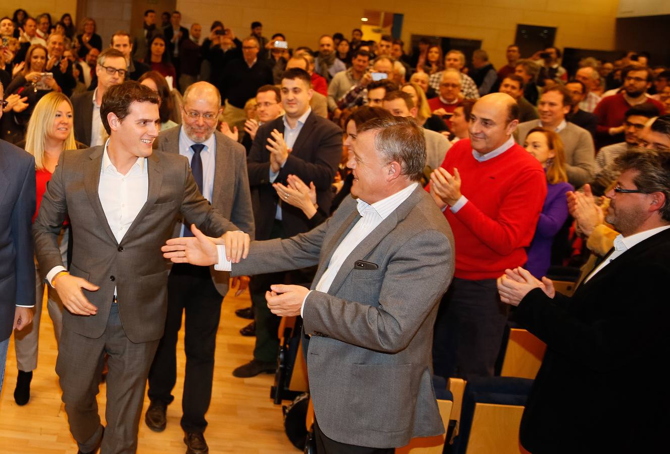 Albert Rivera participa en un acto con militantes en Valladolid