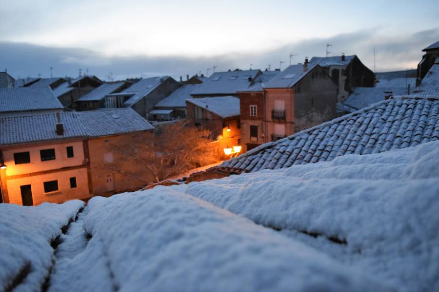Nieve en Aguilar de Campoo