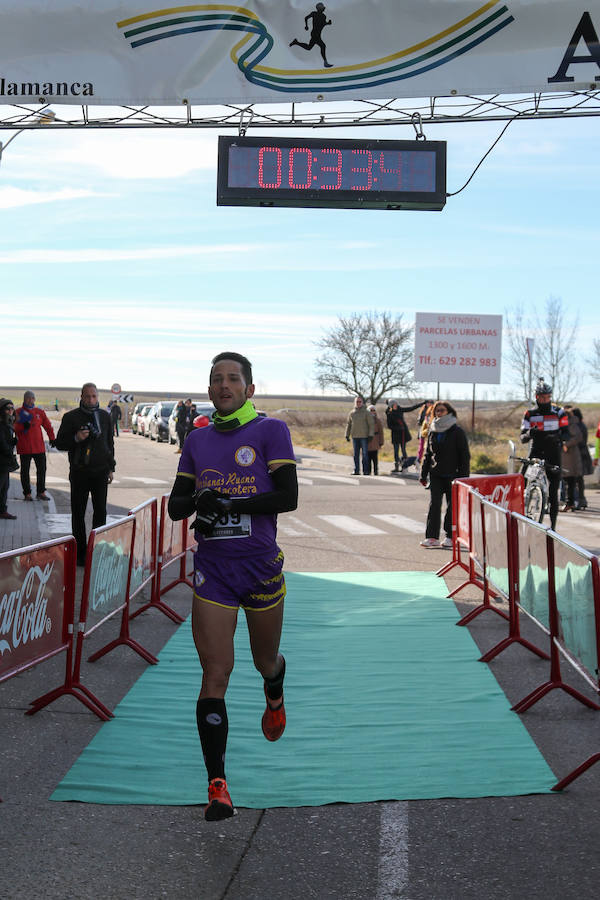 Tercera prueba de la carrera XXIV Liga de Cross de Cabrerizos disputada en Moriscos (Salamanca)