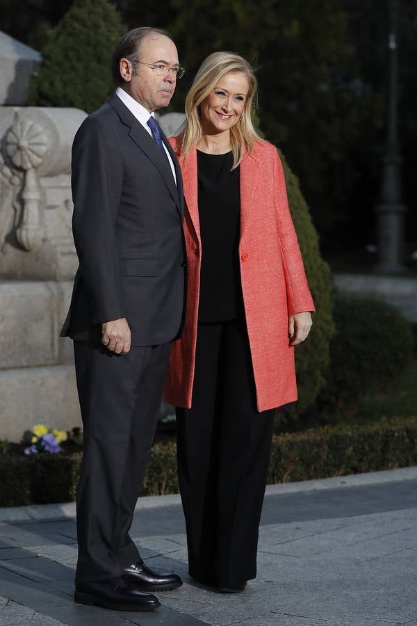 Llegada de los asistentes a la VI Conferencia de Presidentes de España