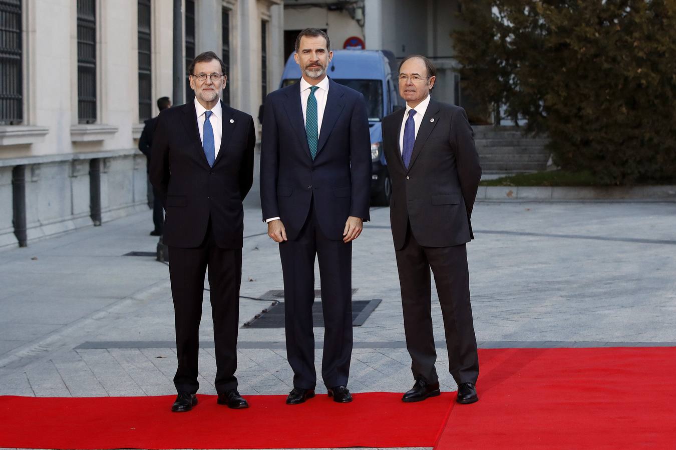 Llegada de los asistentes a la VI Conferencia de Presidentes de España