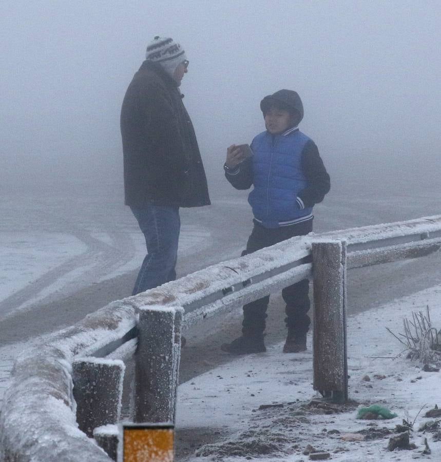 Frío en Segovia y nieve en Navacerrada