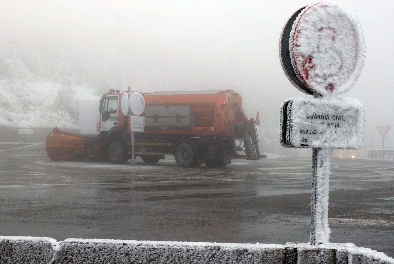 Frío en Segovia y nieve en Navacerrada