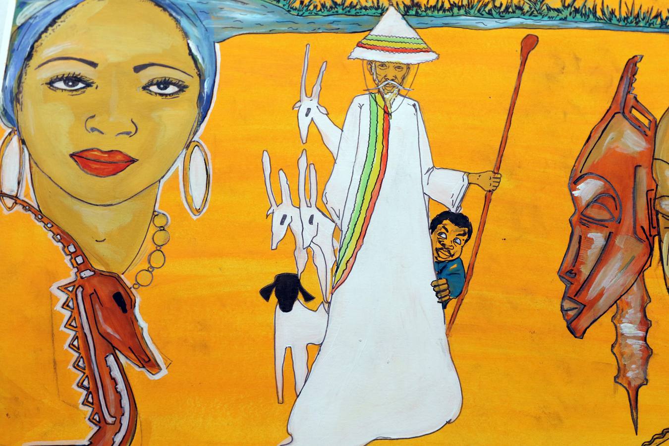 La Fundación Jiménez Arellano inaugura la exposición &#039;Don Quijote en el río Niger&#039;