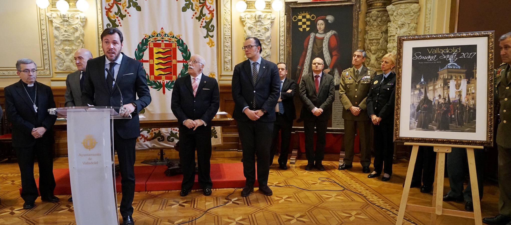 Presentación del cartel de la Semana Santa 2017 de Valladolid
