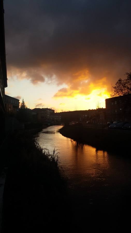 Jornada de frío en Aguilar de Campoo (Palencia)